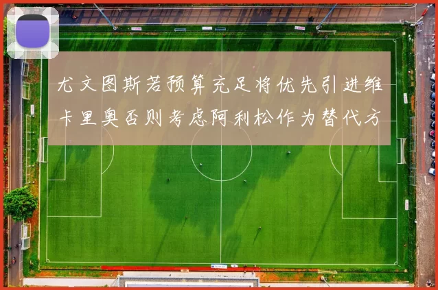 尤文图斯若预算充足将优先引进维卡里奥否则考虑阿利松作为替代方案